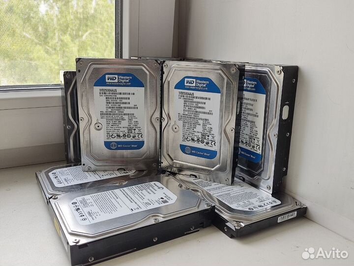 Жесткие диски для пк 250гб отформатированные