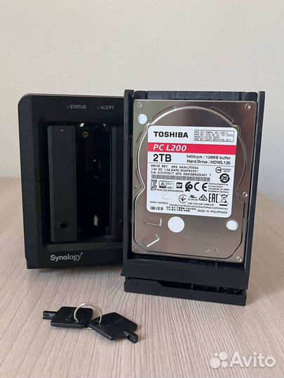 Сетевое хранилище synology на 6 дисков, 2тбх6