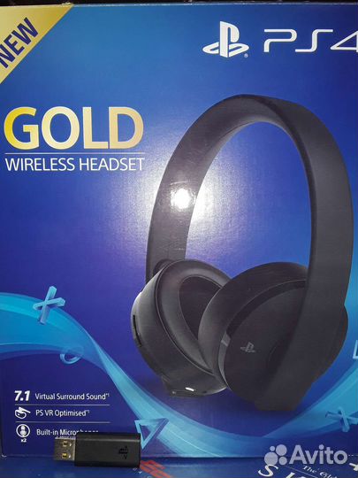 Наушники Sony PlayStation Gold PS4