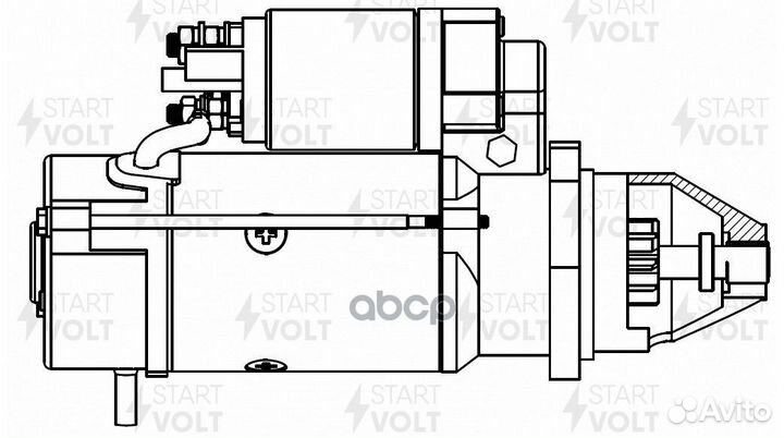 Стартер LSt0354X startvolt