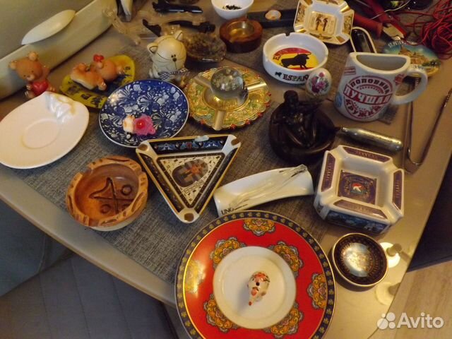 Коллекция пепельниц разные города и страны