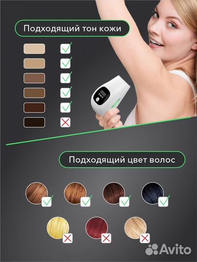 Лазерный фотоэпилятор с технологией IPL