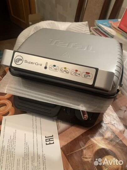 Новый Электрогриль tefal GC450B32