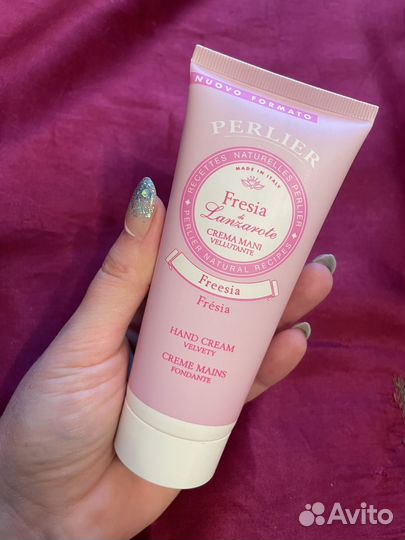 Крем для рук фрезия perlier 100мл