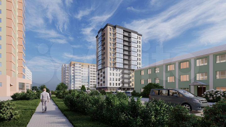 3-к. квартира, 58,9 м², 9/12 эт.