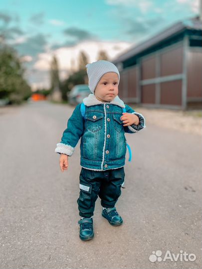 Джинсовая куртка детская