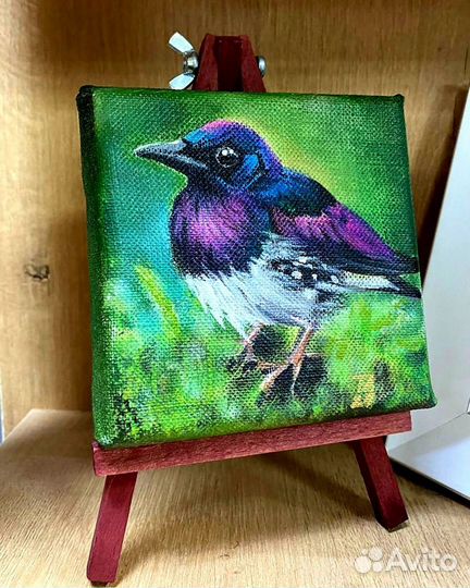 Картина акрилом на холсте. 