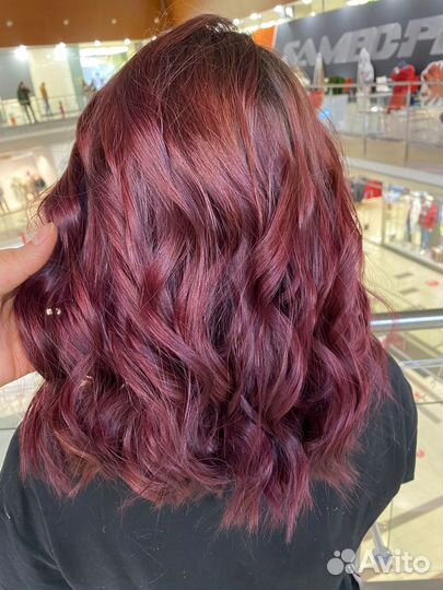 Стрижка и окрашивание волос