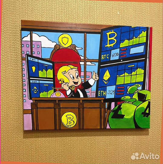 Картины под заказ в лофт интерьер