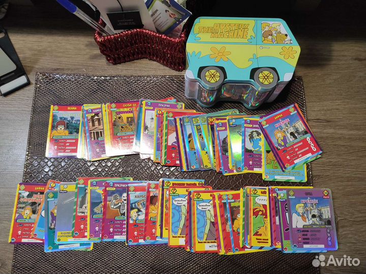 Карточки Скуби - Ду + фургончик