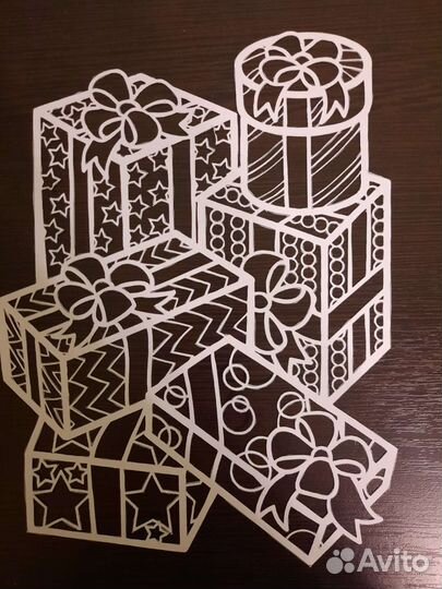 Вытынанки,украшения на окна,украшения на 9 мая