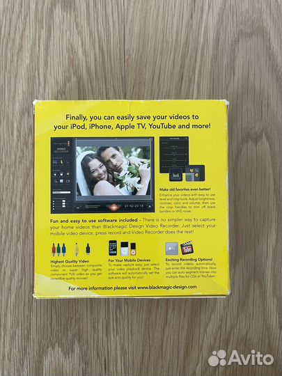 Видеорекордер Blackmagic Video Recorder USB