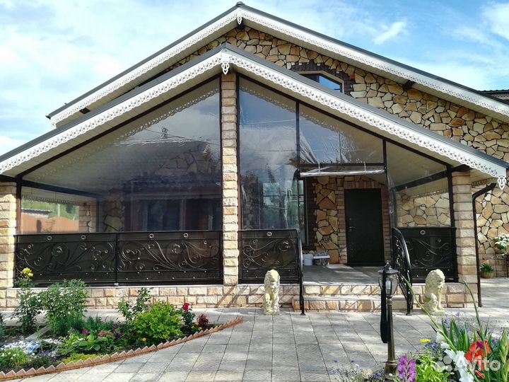 Мягкие окна для беседки