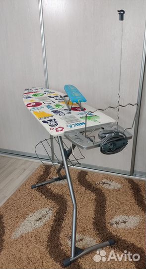 Гладильная доска Ника 122х42 см с розеткой