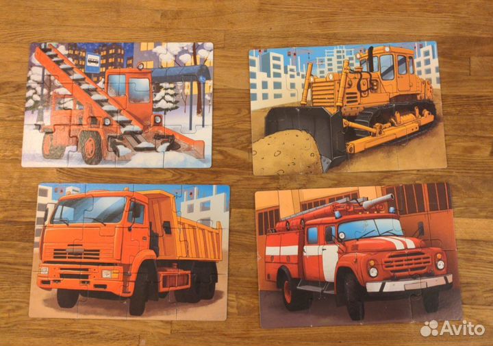 Пазлы для малышей 2-7