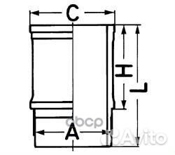 Гильза Scania 4s/R-series (DSC12/DC12/DC11/D12)