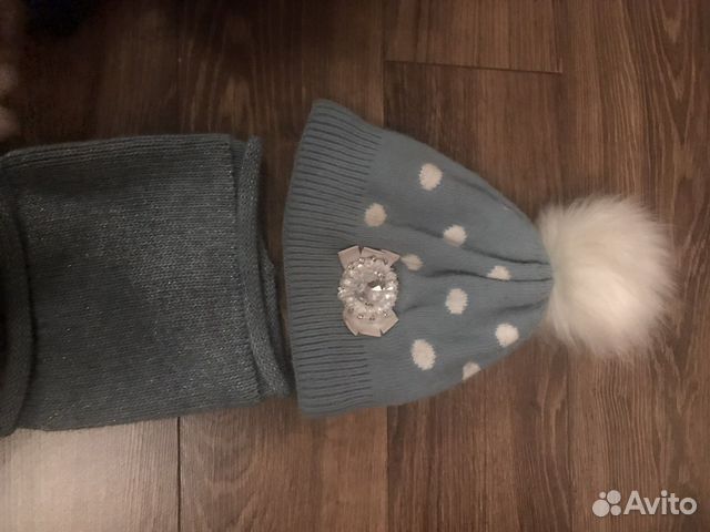 Комплект шапка, шарф