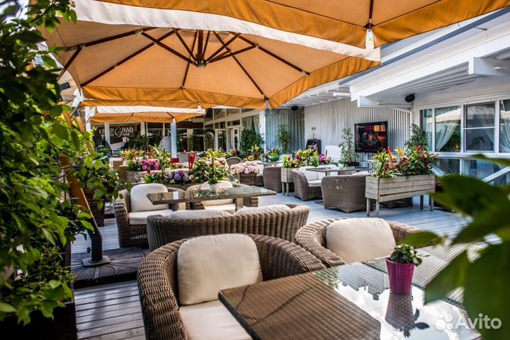 Зонт для кафе уличный на веранду 3*3