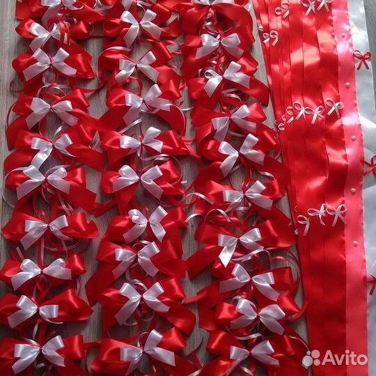 Свадебные украшение на машину