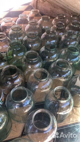 Стеклянная банка 3л 100шт