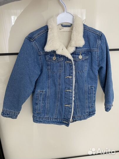 Куртка джинсовая для девочек деним 110