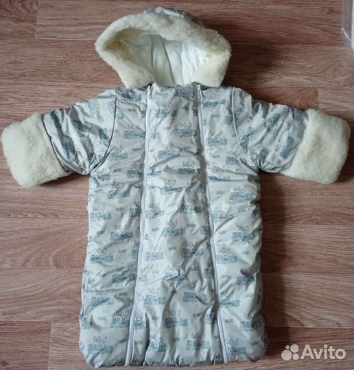 Комплект на выписку (Конверт+комбинезон)