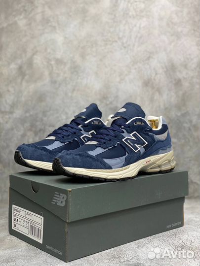 Кроссовки New Balance 2002 R Blue/ Beige ориг.кач