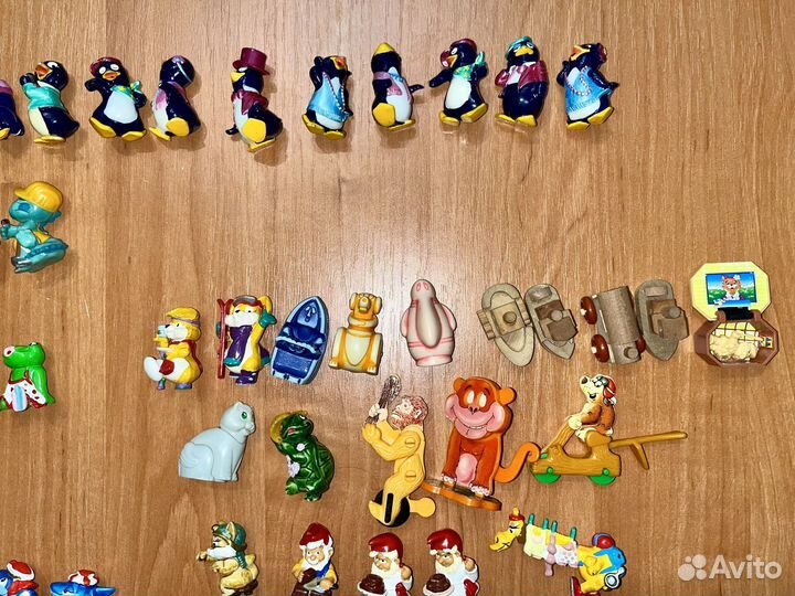 Киндер сюрприз из 90-х 100 фигурок