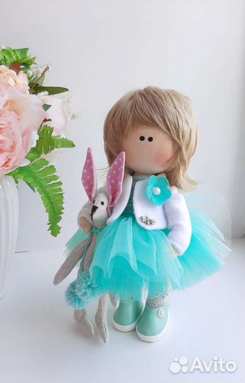 Интерьерная кукла тильда ручной работы