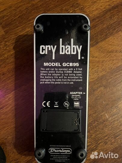 Dunlop GCB-95 Crybaby Original педаль 