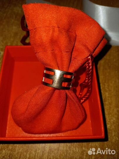 Кольцо серебро+золото,18 размер