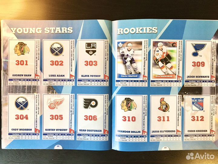 Альбом Panini нхл NHL 2012-2013