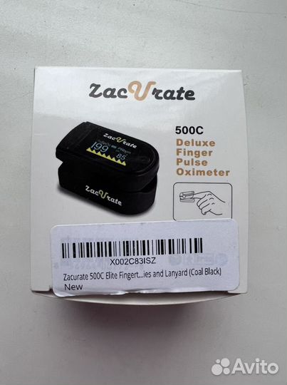 ZacUrate пульсоксиметр + Плетизмограф Пульсометр