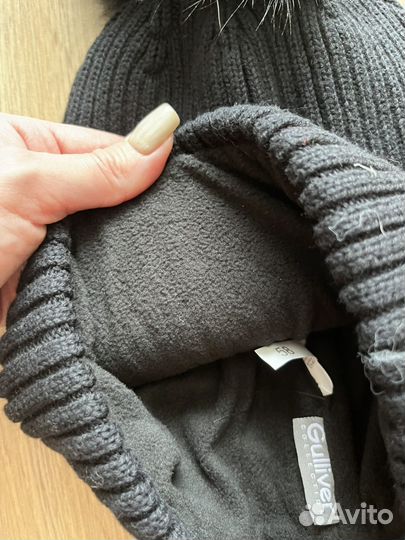 Шапка зимняя для девочки 58 gulliver