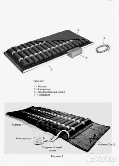 Матрас противопролежневый Meditech мт-302