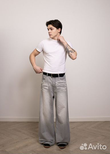 Джинсы широкие jaded london