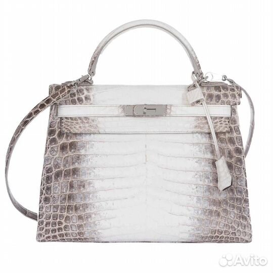 Hermès Kelly 32 Himalayan Niloticus Crocodile Pall