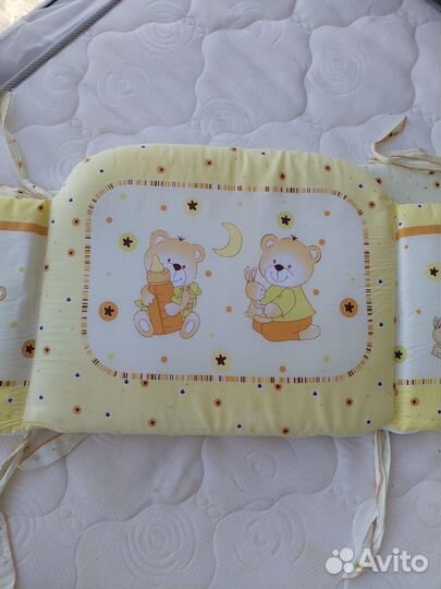 Мягкие бортик для детской кроватки