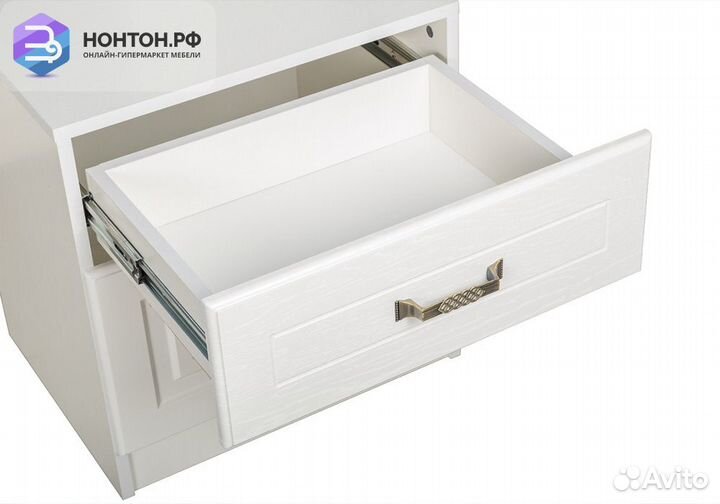 Тумба Ливерпуль 08.146 белая / ясень ваниль