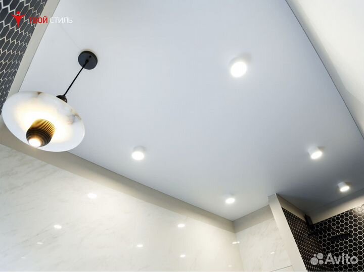 Натяжные потолки под ключ