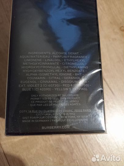 Мужская туалетная вода Mr. Burberry 150 ml