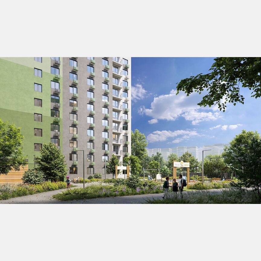 1-к. квартира, 34,7 м², 12/16 эт.