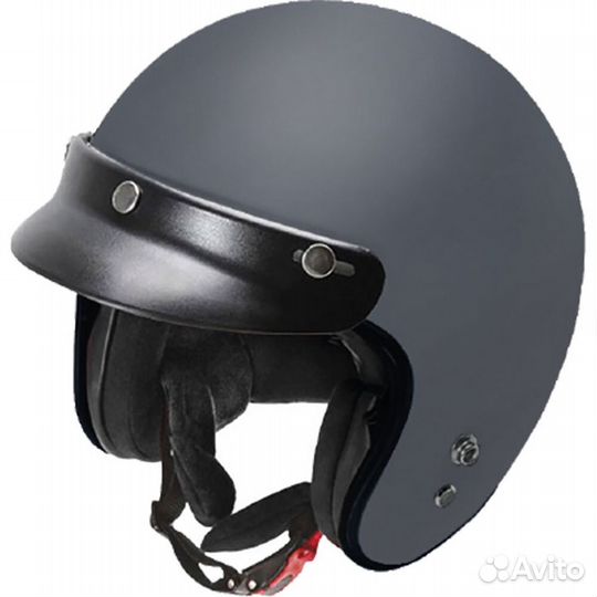 Garibaldi G02X Fiberglass open face helmet matt gr