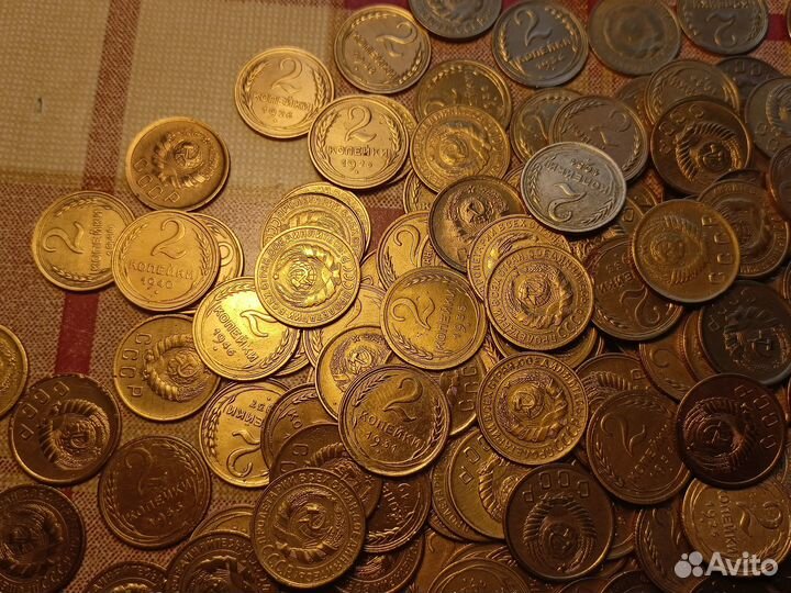 1,2,3,5,10,15,20 копеек СССР 1924-1957г.г