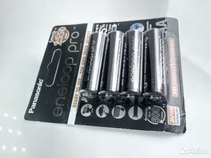 Аккумулятор Panasonic AA 2550 мАч,Eneloop pro