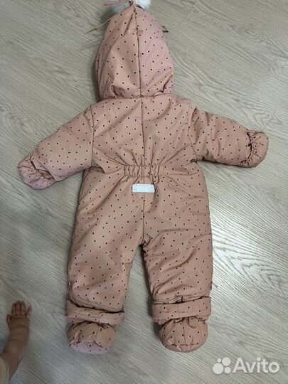 Зимний комбинезон для девочки 62-68