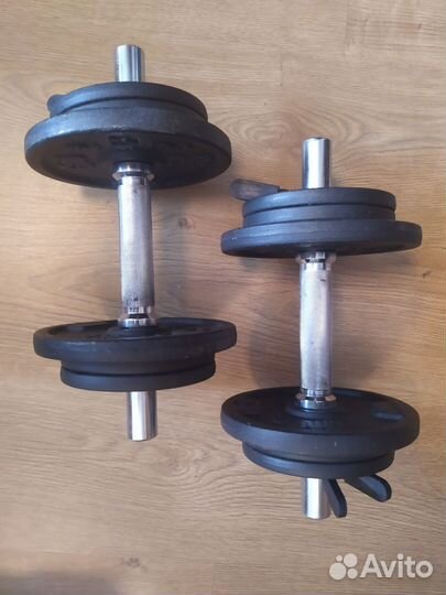 Гантели разборные Domyos 2 по 10 кг