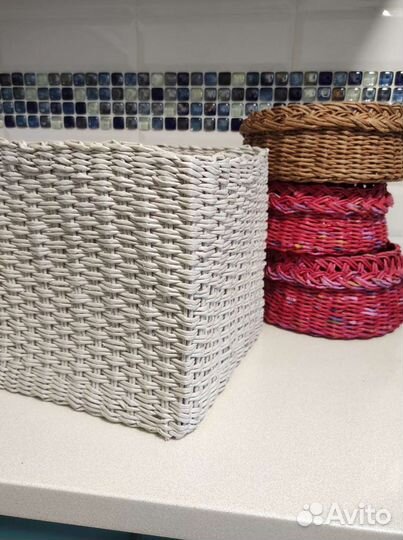 Корзина плетёная