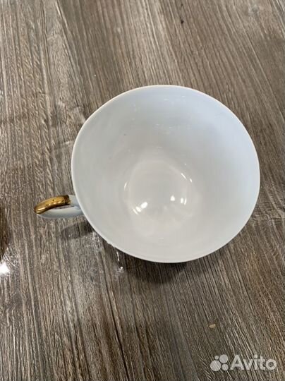 Чайная пара фарфор тонкий