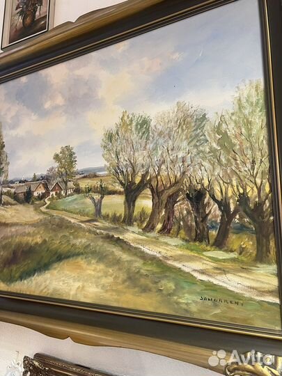 Картина антикварная